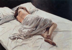 漂流（キャンバスボード上の油） 作： John Worthington