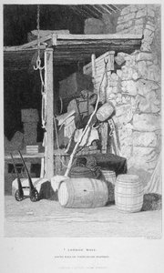 フォア ストリート、ロンドン市、1851 年。 作： John Wykeham Archer