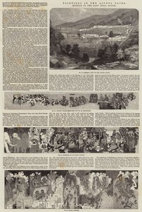 東インド家博物館のアジャンタ洞窟の絵画