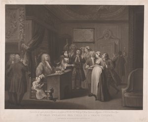 墓民に子供を誓う女性 作： John Young