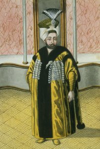 ムスタファ4世（1779-1808）スルタン在位1807-8年、『トルコ皇帝肖像画集』より