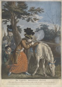 レディースシューティングポニー、1780年 作： John after Collet
