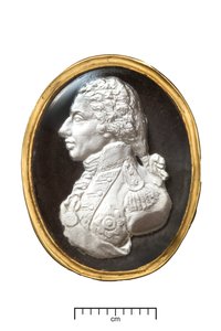 ネルソン提督の金指輪、1820年頃（金と硫化物）