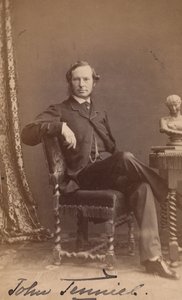 [ジョン・テニエル]、1860年代。 作： John and Charles Watkins