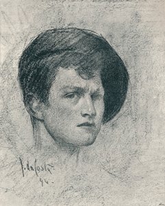 ジョンダコスタの自画像、c1895 作： John da Costa