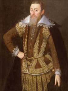 ウィリアムパーカー、第4男爵モンティーグル、第11男爵モーリー（1575-1622） 作： John de Critz