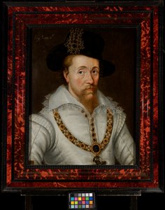 ジェームズ1世と6世 (1556-1625) 作： John de the Elder (studio of) Critz