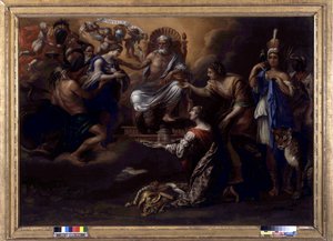 神々に守られたマルセイユ、またはマルセイユの神格化 作： John the Baptist of Beadan