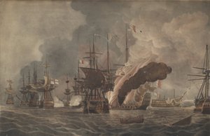 ナイル川の戦い、c。 1800 作： John william Edy