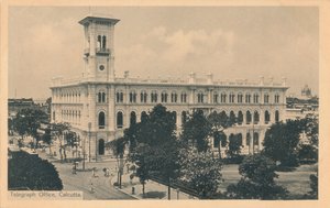 「電信局、カルカッタ」、c1900