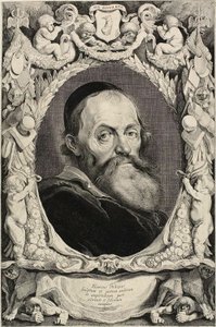 ヘンドリック・ゴルツィウスの肖像 作： Jonas Suyderhoef