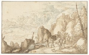 旅人のいる風景 作： Joos de Momper (II)