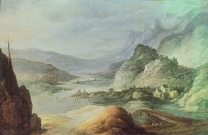 Josse de Monper（1564-1635）による山の風景 作： Joos or Josse de The Younger Momper