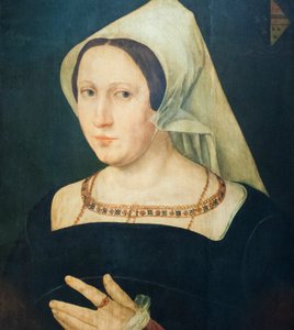アンナ・ヴァン・スパンゲン、エイドリアン・ヴァン・デル・ゴースの妻 作： Joos van (after) Cleve