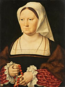 女性の肖像、1525年 作： Joos van Cleve