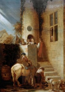 ライダーの到着とドキュメント 作： Joos van Craesbeeck