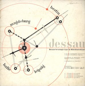 デッサウ：古い文化の地で、1931年。 作： Joost Schmidt