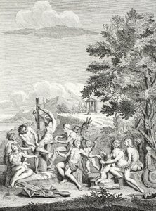 人間の犠牲、「航海の歴史的歴史」、1752年 作： Jorge and Ulloa, Antonio de Juan y Santacilia