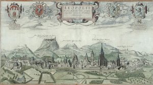 ブラウン（1541-1622）とフランツ・ホーゲンバーグ（1535-90）による「世界」からのリヴィウの眺め 作： Joris Hoefnagel