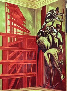 アメリカ文明の叙事詩より、現代の産業人 作： José Clemente Orozco
