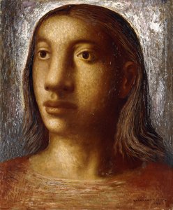 女性の頭 作： José Clemente Orozco