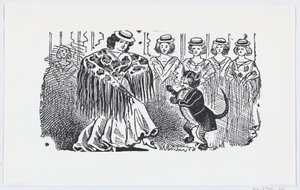 スーツを着た猫と踊る女性、カリフォルニア州。 1880-1910.、約。 1880～1910年。