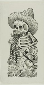 フランシスコ・マデロのカラベラ（カラベラ・マデリスタより 作： José Guadalupe Posada