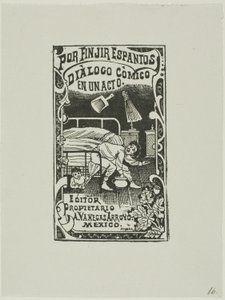幽霊のふりをする 作： José Guadalupe Posada