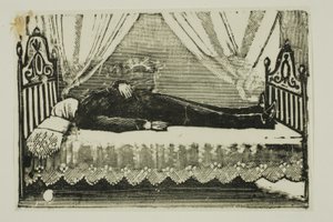 ゴンザレス将軍の死 作： José Guadalupe Posada