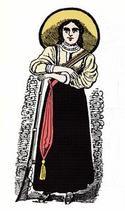 メキシコ革命（1910-1920）。メキシコの女性兵士。ホセ・グアダルーペ・ポサダ(1852-1913)によるキシログラフィー。 作： José Guadalupe Posada
