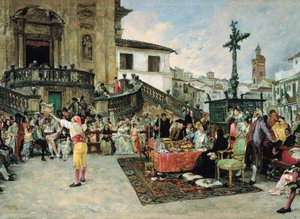 ホセ・ヒメネス・アランダ氏の絵画「聖人」の抽選会 作： José Jiménez Aranda