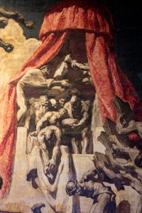 大聖堂。 インテリア。 壁画。 ジョセップ・マリア・セルト。 1926年から1930年。 作： José María Sert