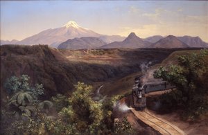 メトラク渓谷 作： José María Velasco