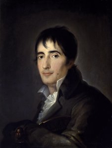 詩人マヌエルホセクインタナ1772-1857、1806年の肖像。 作： José Ribelles y Helip
