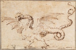 ドラゴンの研究、1620 年代。