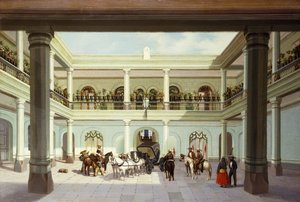 コートヤードビュー;コートヤードビュー 作： Jose Agustin Arrieta