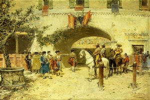 アリーナに入る 作： Jose Benlliure y Gil
