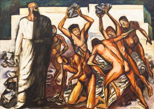 聖ステパノの殉教 作： José Clemente Orozco