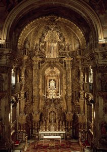 礼拝堂と高祭壇の眺め 作： Jose Francesco Guerrero