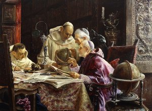 地理学者、1902 作： Jose Gallegos Arnosa
