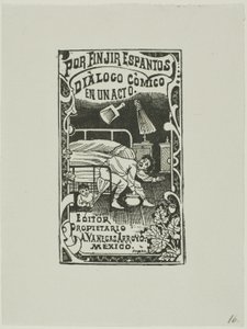 幽霊のふりをする 作： José Guadalupe Posada
