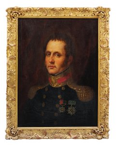 サミュエル・エドワード・クック大尉の肖像、RN、1830年頃（キャンバスに油彩） 作： José Gutiérrez de la Vega