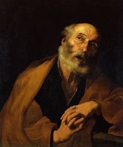 聖ペテロの悔い改め、1630 作： Jose de Ribera