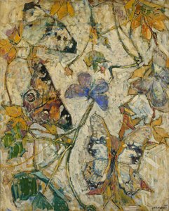 蝶;蝶、1918 作： Josef Albert