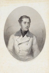 オーストリア1833-1896、1856年の大公カールルートヴィヒ。 作： Josef Axmann