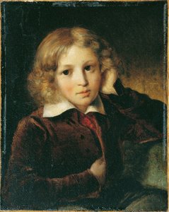 少年の肖像画 作： Josef Bayer