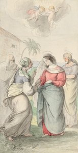 メアリーの訪問 作： Josef Danhauser
