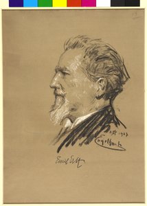 エミール・エルトルの写真 1889 作： Josef Engelhart