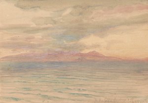 カルタゴ湾の夕日 作： Josef Hoffmann