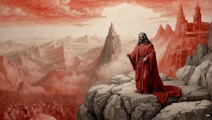 イエスは山の上で、悪魔からこの世のすべての王国を見せられた。